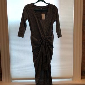 NWT trendy tie waisted body con dress